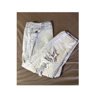ripped mom jeans